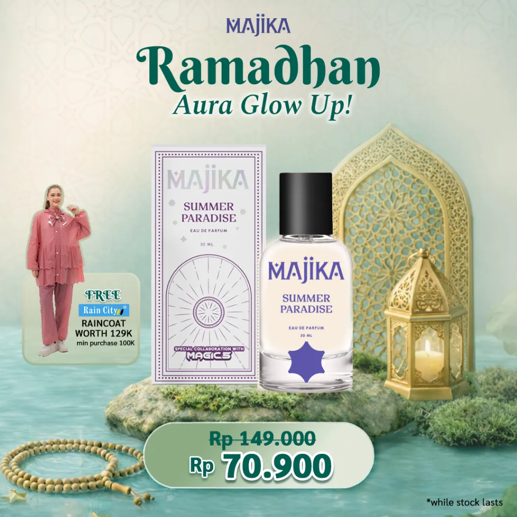 [MAGIC 5 x MAJIKA Blind Box] SUMMER PARADISE Eau de Parfum | 30 ML | Free Sticker MAGIC 5 Random