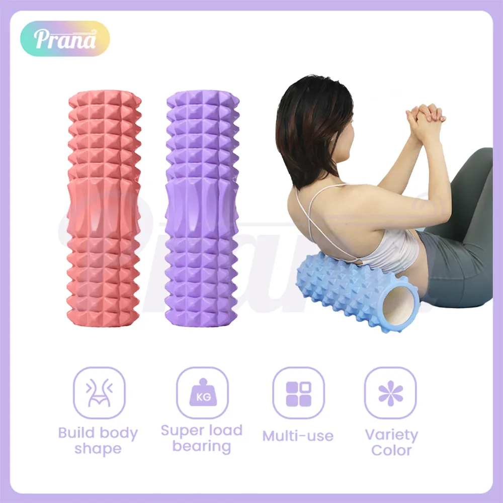PRANA Yoga Roller Foam Gym Fitnes Olahraga Gym Pilates 33 cm High Quality PN-FBB5007