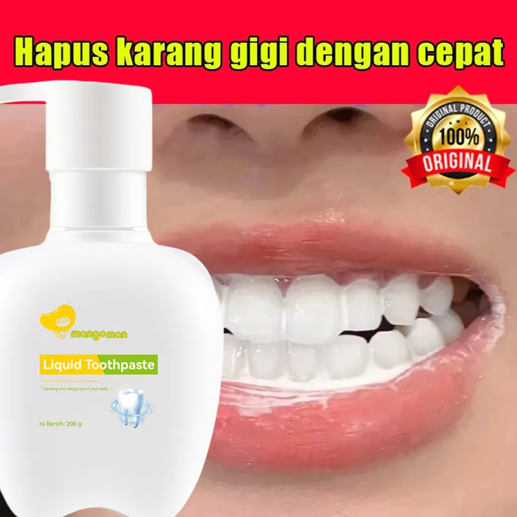 Pasta Gigi Probiotik Pemutih Gigi & Penghilang Karang Membandel - Pembersih Karang Gigi 200g