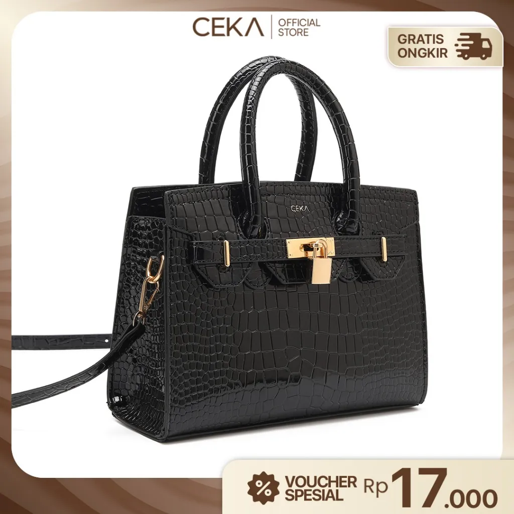 [SPECIAL PRICE] CEKA Tas Wanita Tas Jinjing Hand Bag Tas Selempang Wanita Croco Terbaru Original Branded - Niki Bag