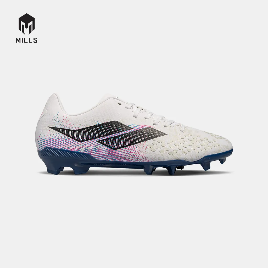 MILLS Sepatu Sepakbola Triton Deisler 1.9 Match Fg White / Navy / Multicolor 9305504