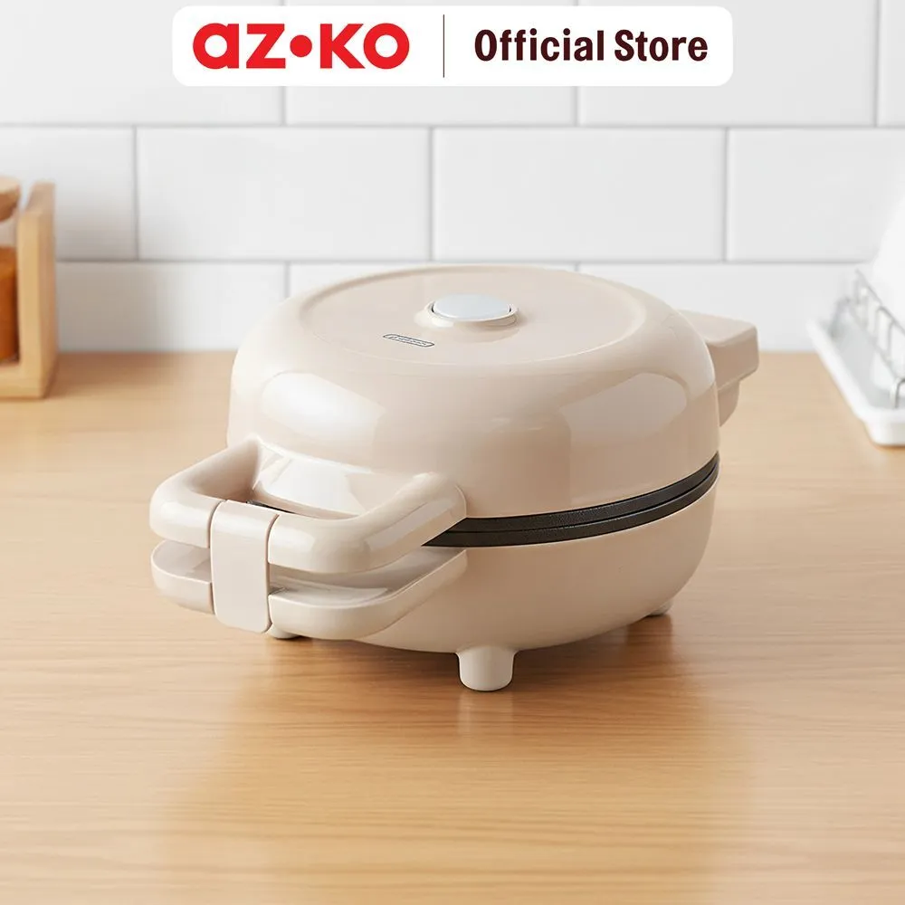 AZKO Memoo Waffle Maker Mini Pembuat Kue Gofre Alat Pemanggang Cetakan Waffle Anti Lengket Perlengkapan Dapur