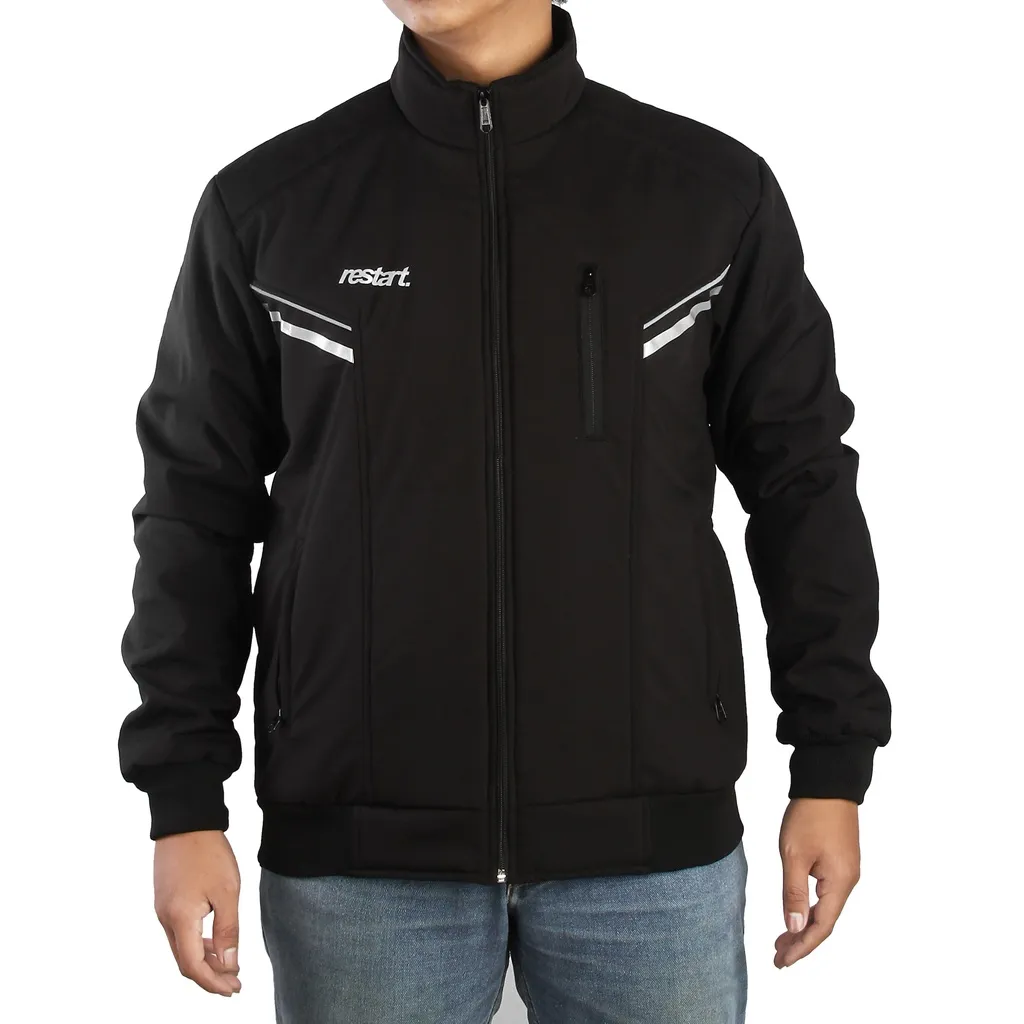 JAKET MOTOR BIG SIZE 4XL 5XL Muat Hingga 100 Kg Cocok Untuk Touring Bahan Bonding Premium Anti Angin