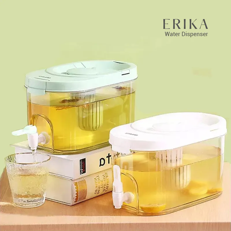 APHOME Tempat Minuman Kulkas 4 Liter Dispenser Air Dingin Tempat Infused Water Juice Water Tank ERIKA
