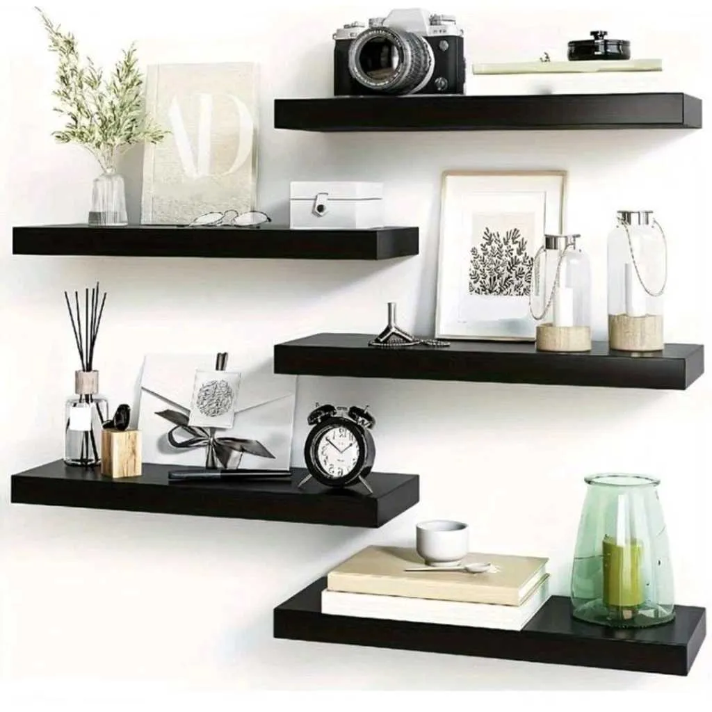 <COD>1 paket isi 4 rak ambalan Dinding Hiasan Ruang Tamu