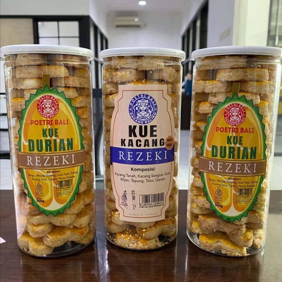 Poetri Bali Kue Kacang Rezeki | Kacang Kapri Bawang Toples - ORIGINAL