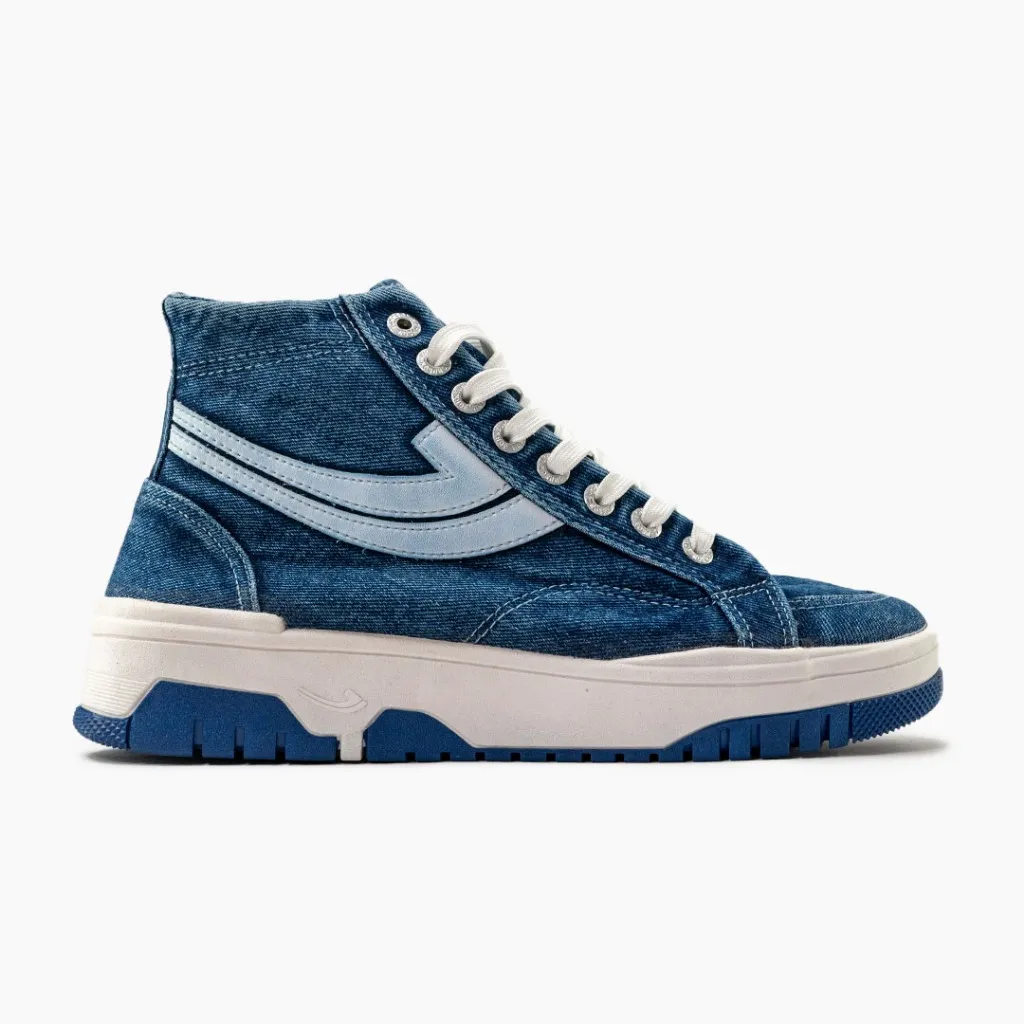 SEPATU SNEAKERS JOHNSON - ORACLE HIGHCUT (HC) DENIM BLUE