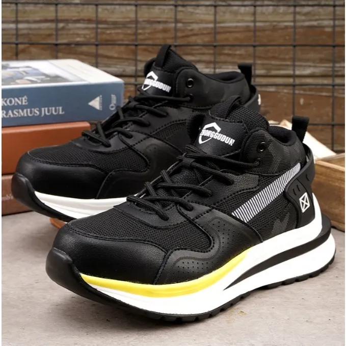 Sepatu Sneaker Anti Paku Safety Boots Anti Smashing Ujung Besi