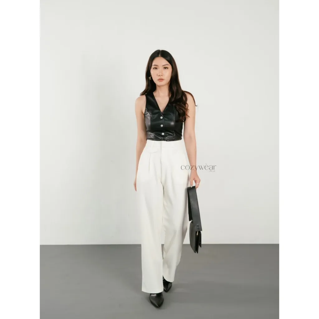 [COZY.WEAR] ORO PANTS (102) | Celana Kulot Highwaist HW pants Celana kain wanita Celana kantor office pants celana highwaist  Cargo Pants Celana Kerja wanita celana kulot basic