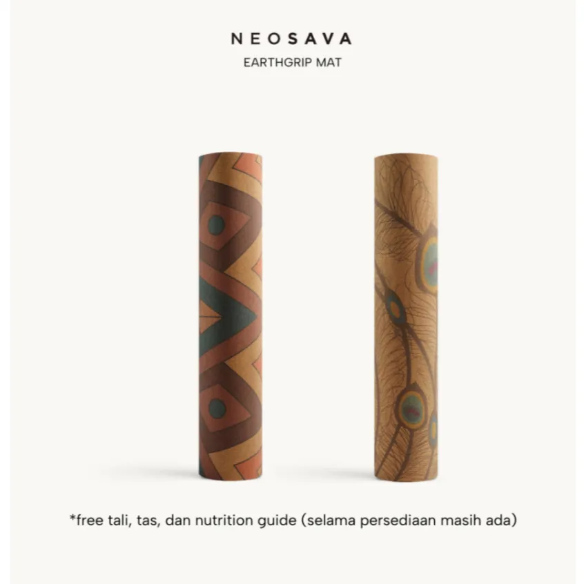 [PRE ORDER] NEOSAVA Matras Yoga Cork Earthgrip Mat 5 Mm