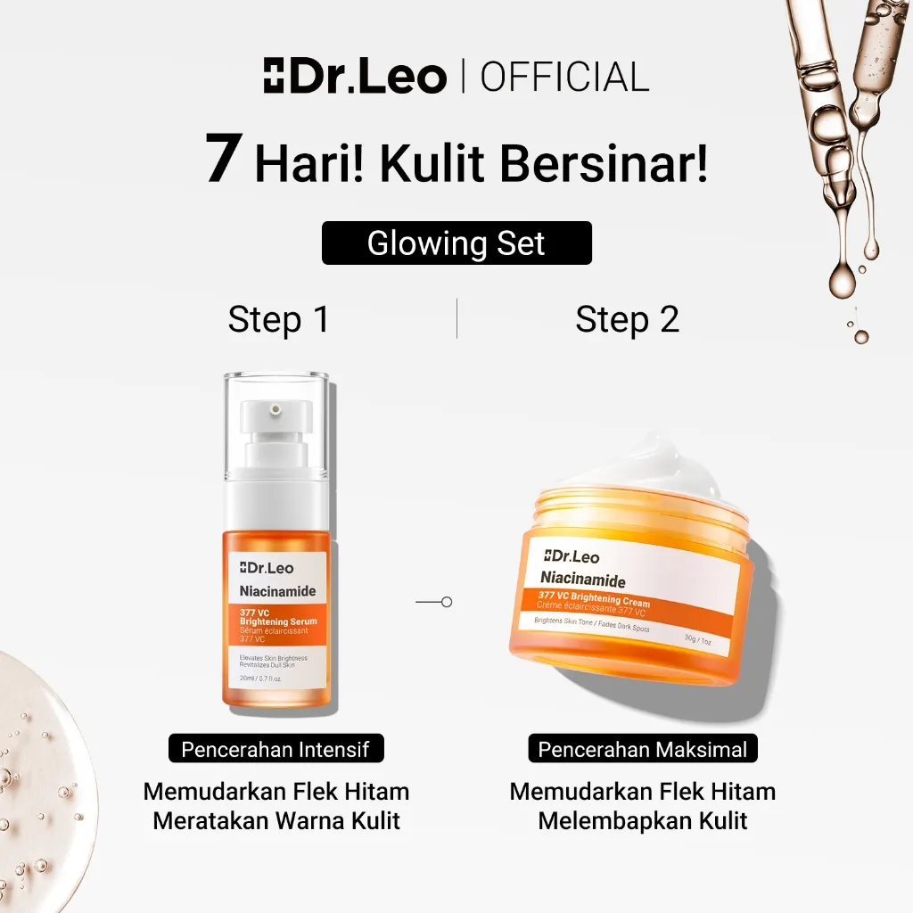 Dr.Leo 2PCS Skincare Set 2IN1 hero refresh set | Acne & Pore/ Brightening Glowing / Barrier Skin Repair | Anti-Acne Lotion+Serum + Moisturizer + Cleansing Clay Mask, Exfoliating, Glowing Skin,  Aging Care Ceramide & Salicylic Acid Glowing Set
