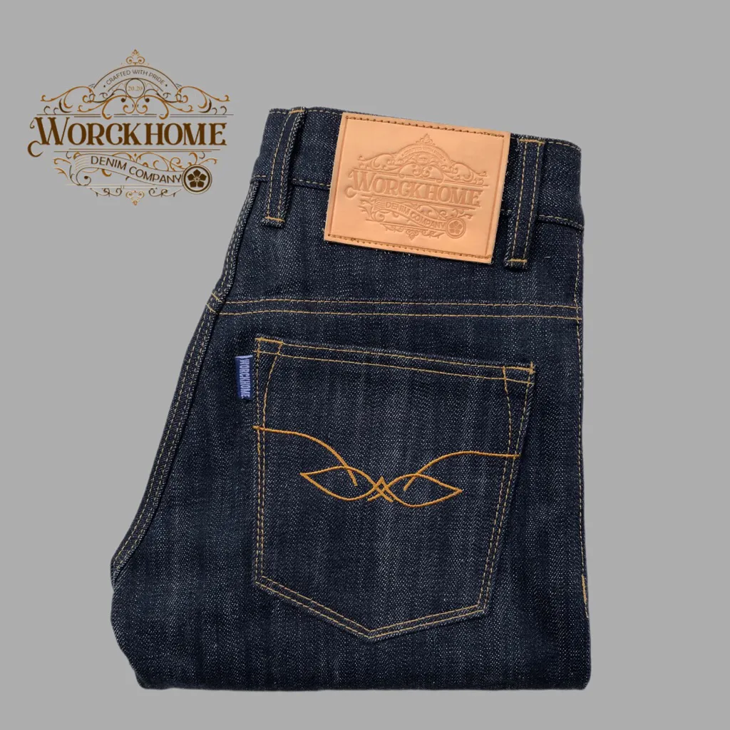 Worckhome Denim - Bidhara 240 Blue Indigo Super Slubby Texture 15oz Selvedge Series