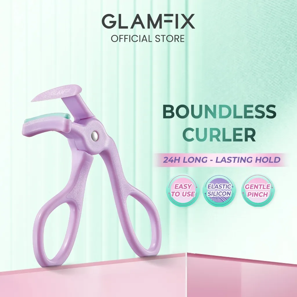 GLAMFIX Glam My Lash Curler - Boundless Curl Penjepit Bulu Mata Eyelash Curler Pelentik Pencapit Bulu Mata Lentik Tahan Lama
