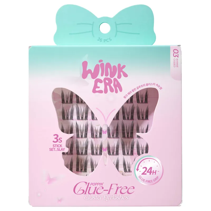 [NEW LAUNCH] GLAMFIX Bulu Mata Palsu Eyelash Extension Individual Lashes Langsung Tempel 9-14mm Tanpa Lem Wink Era Poppin' Glue-Free Cluster Eyelashes FREE TWEEZER