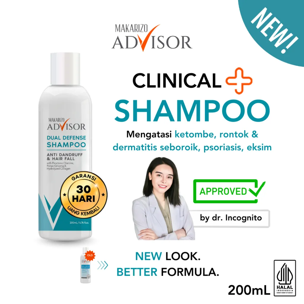 Makarizo Advisor CLINICAL SHAMPOO - Dual Defense Shampoo 200 mL