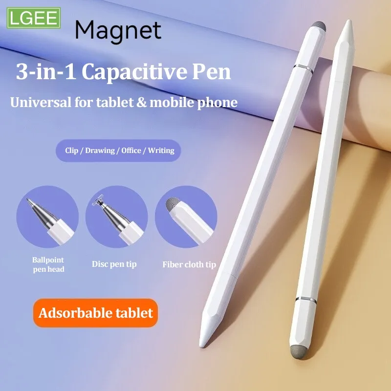 3-in-1 Magnetic Stylus Pen for iPad, iPhone & Huawei - Long-Lasting Digital Pencil, Compatible with All Tablets, Shopee Best Seller