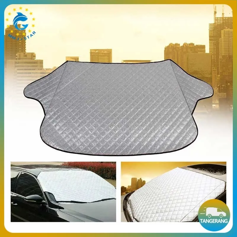 Penutup Kaca Mobil Anti Panas Sun Shade  Pelindung UV Silau Matahari Untuk Mobil Sedan/SUV/MPV Sunshield Lipat Ringan Tahan Lama