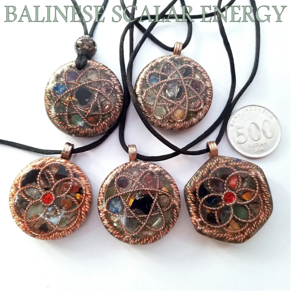ORGONITE SCALAR BIO G BUSTER TENSOR SACRED GEOMETRY PENDANT