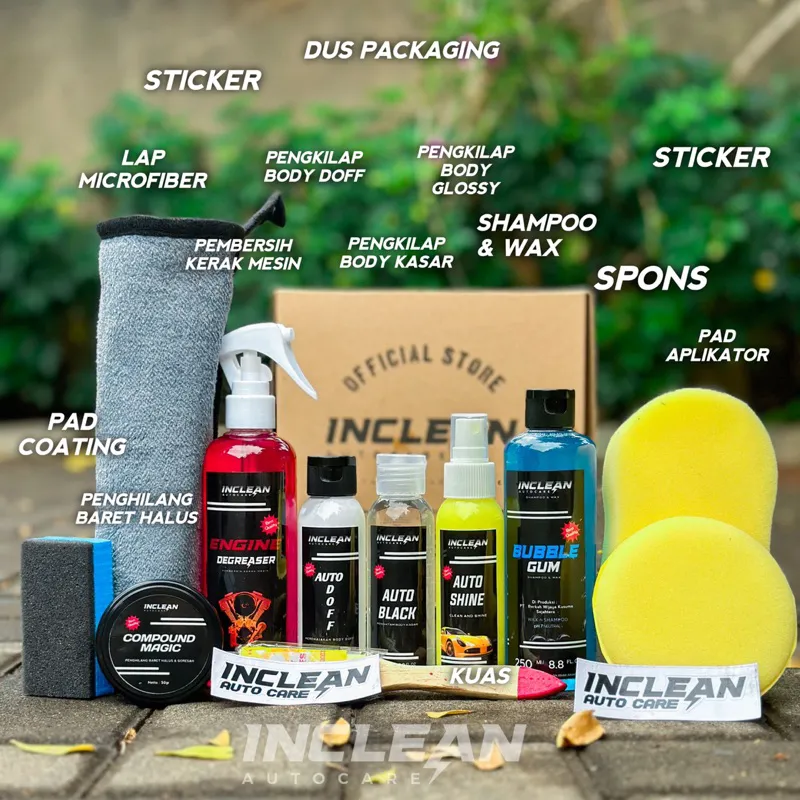 Terlaris No. 1 | PAKET CUCI KENDARAAN SUPER LENGKAP FULL BODY by INCLEEN Auto Care