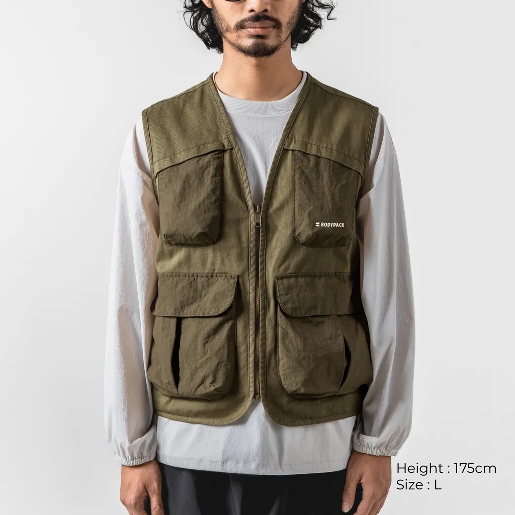 Bodypack Plutone Fishing Vest Rompi Outer