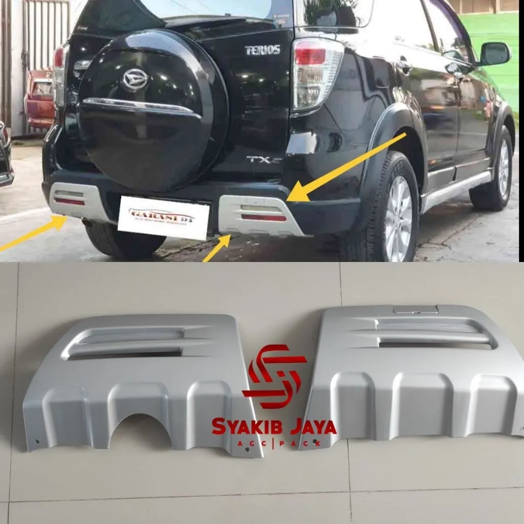 Body kit Bumper Belakang Ornament Terios Tx 2012 2014 Original