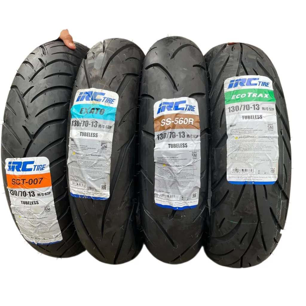 Ban Tubles motor matic ring 13 ukuran belakang (130/70-13) depan (110/70-13) Nmax PCX160 IRC