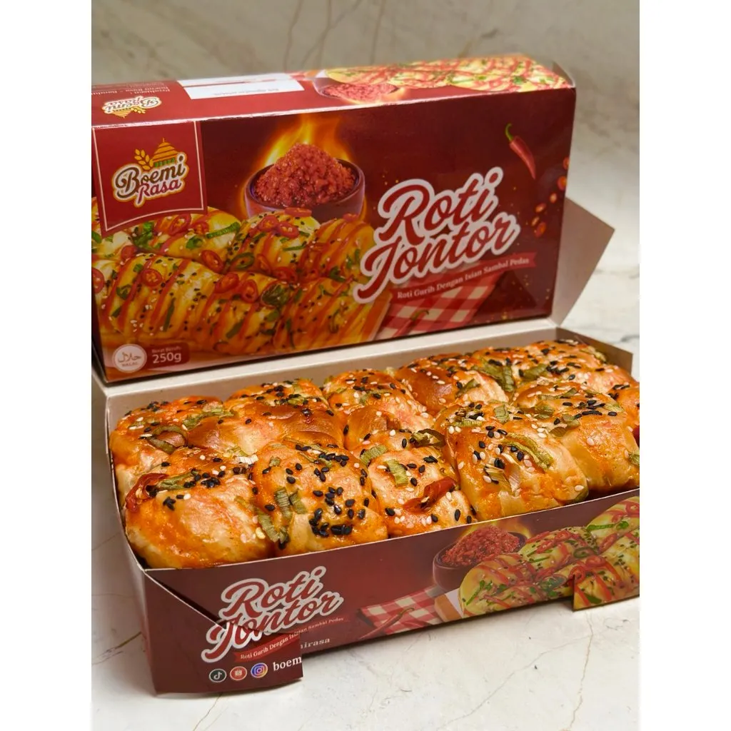 Roti Jontor dengan isian Sambel Jontor