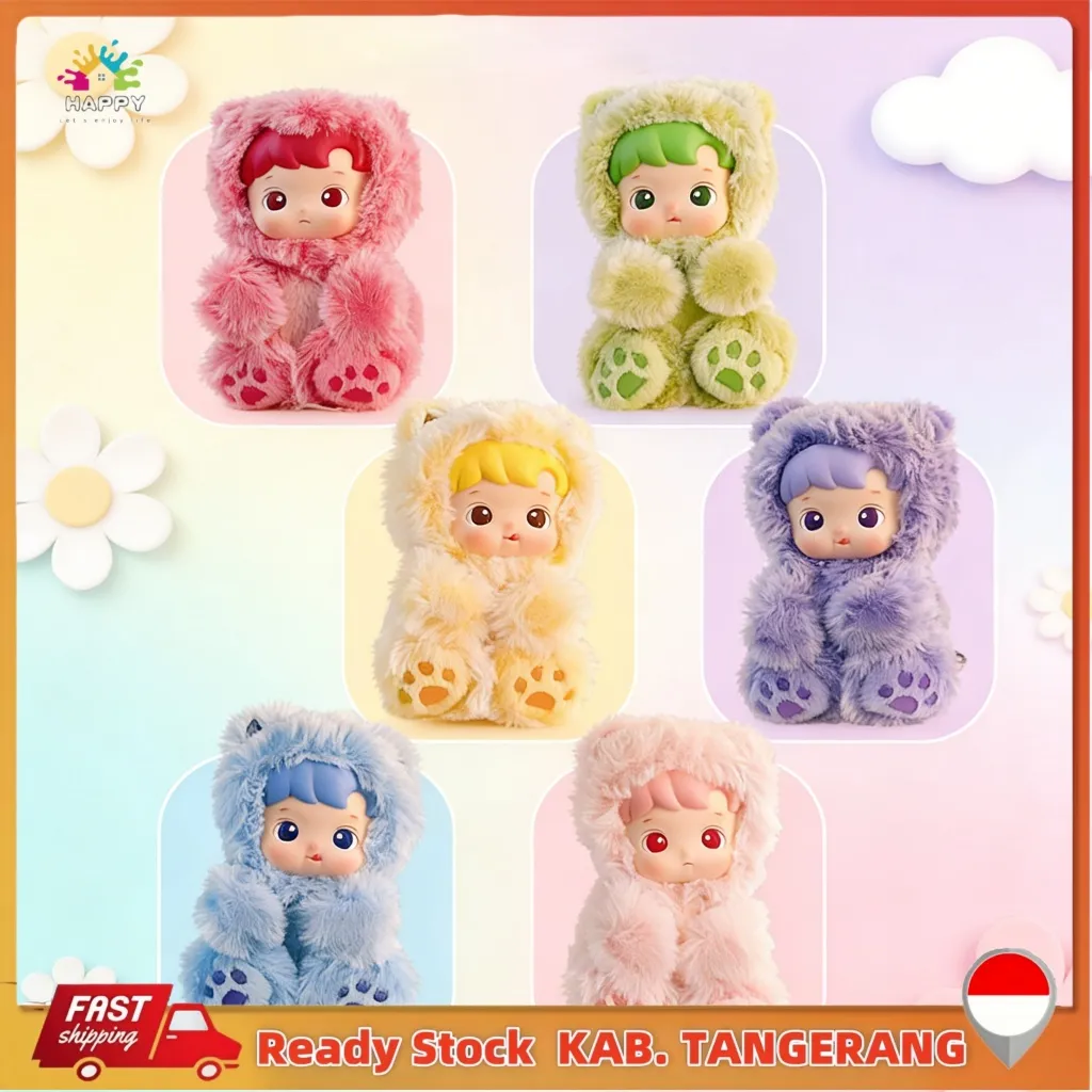 Blindbox Hacipupu Gummy Bear Series GantunganCharm Mainan Boneka Hacipupu Blind Box