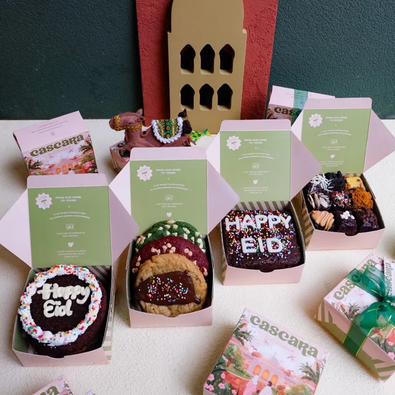 Cascara Cookies - Eid Mubarak Ramadhan Hampers Fudgy Brownies dan Soft Cookies Lebaran Idul Fitri