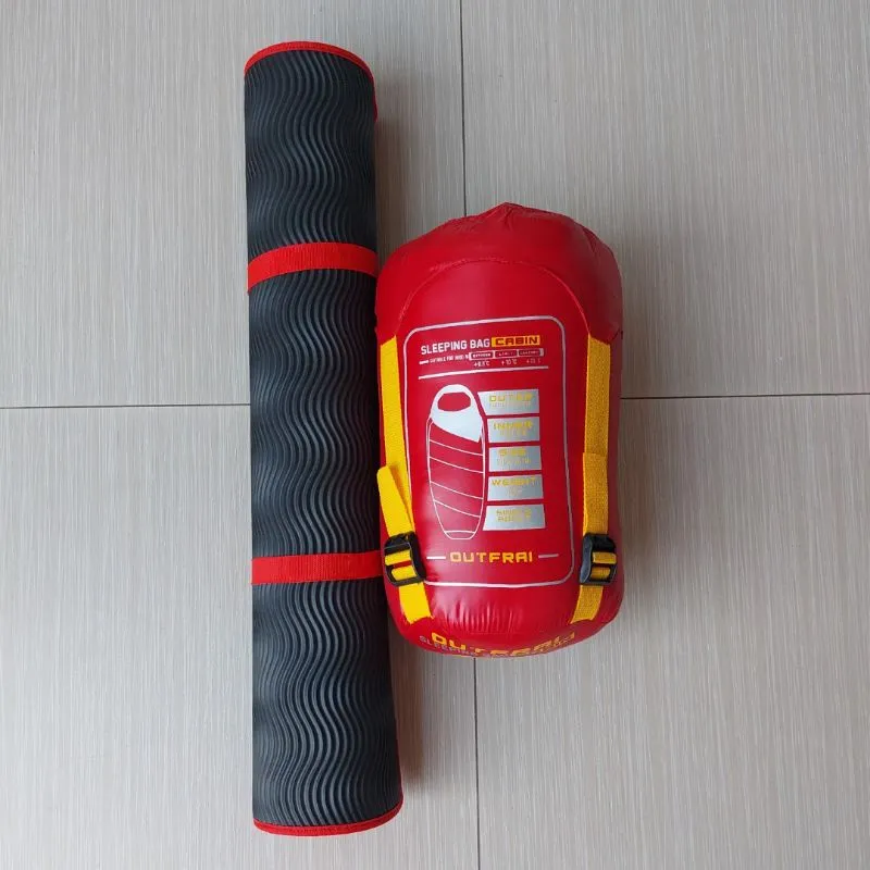 Sleeping Bag Matras SB Polar Bulu Tebal Plus Matras Paket Camping Outdoor Outfrai