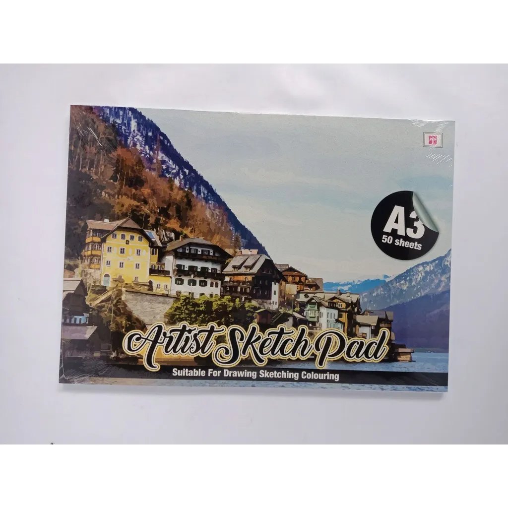Sketchbook A3 buku gambar tebal ukuran A3 50 Lembar
