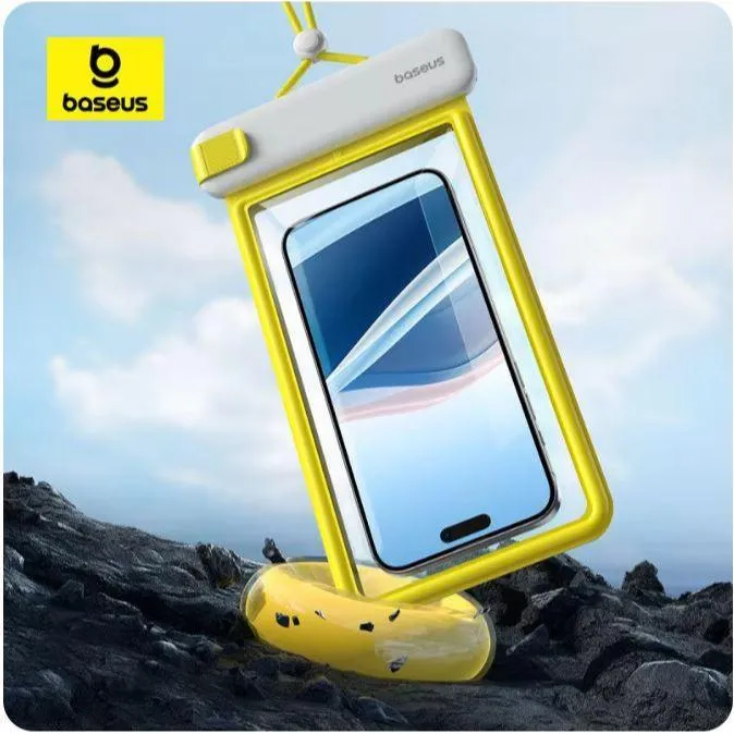 BASEUS DEEPDIVE CLIP-ON KANTONG PELINDUNG HP WATERPROOF CASE ANTI AIR