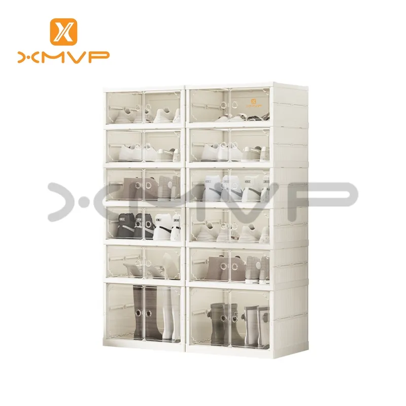 XMVP Portabel Lemari Sepatu Rak Sepatu