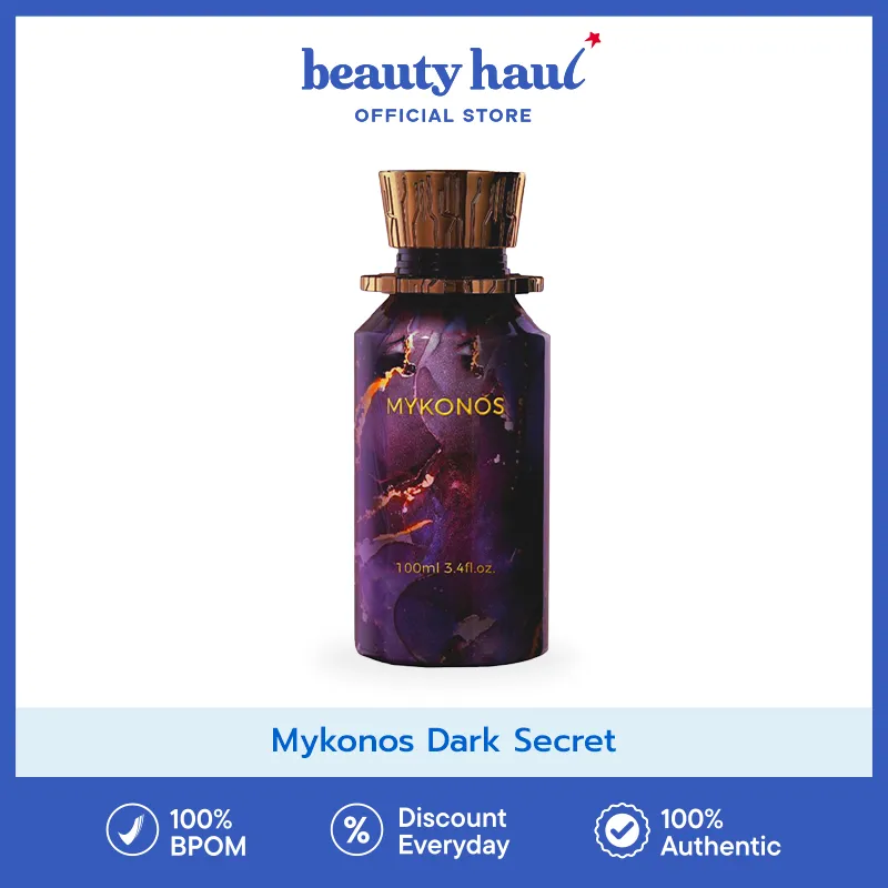 MYKONOS Dark Secret – Parfum Mykonos Pria Aroma Maskulin & Wangi Tahan Lama