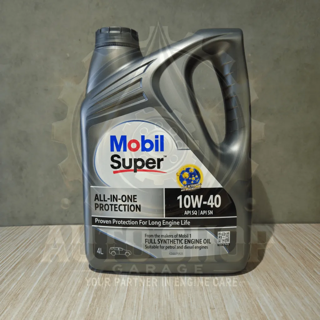 Mobil Super All in One Protection AIOP 10w-40 4 Liter/1 Galon - Oli Mobil Original