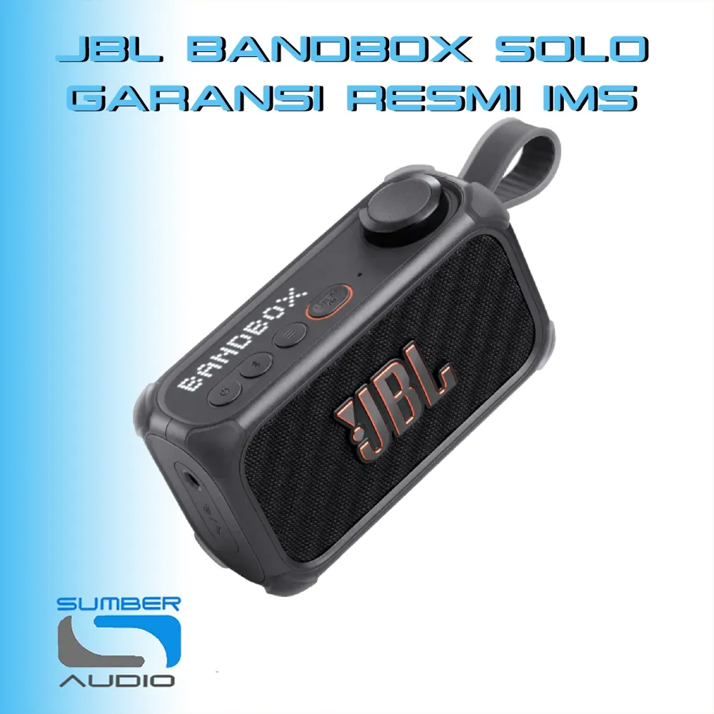 Amplifier mini JBL Bandbox Solo untuk gitar portable battery speaker Band Box AI karaoke system garansi resmi 1 tahun