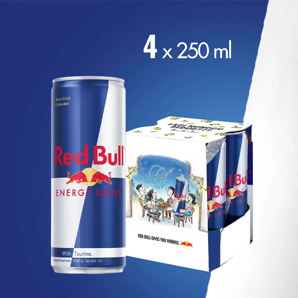 Red Bull Energy Drink, 250ml (4pack)
