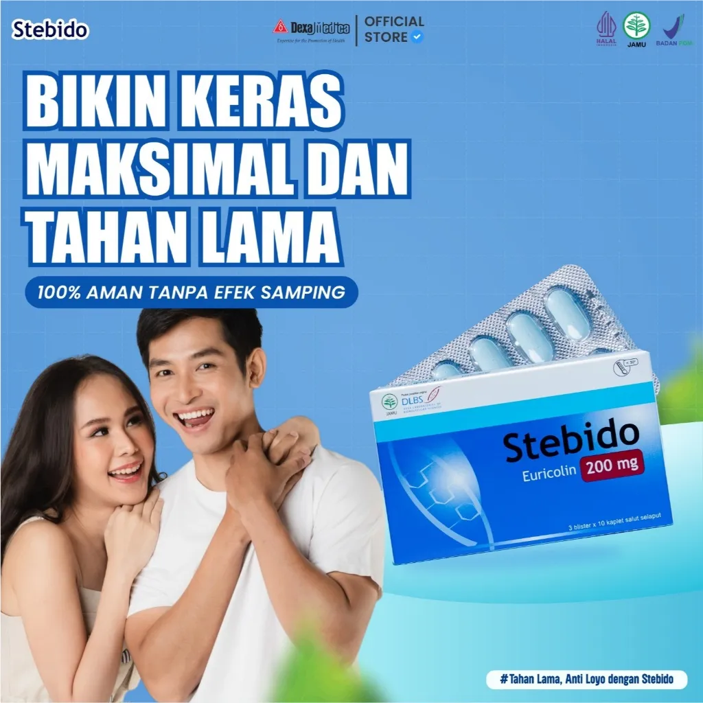 STEBIDO - Membantu Tingkatkan Performa dan Energi Pria Agar Tetap Maksimal - 1 Box