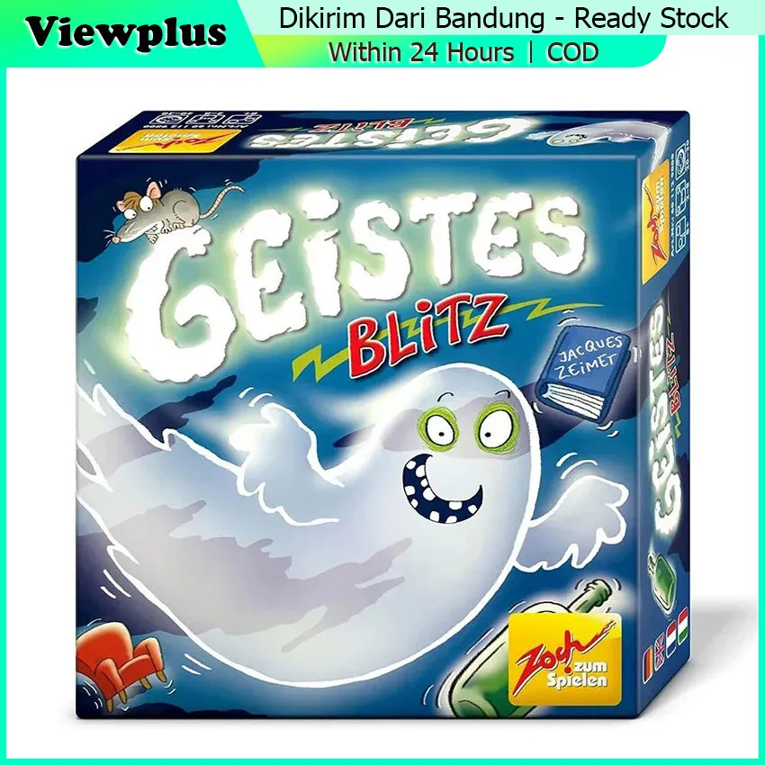 Board Game Geistes - Family Game - Versi 2, Bahan Karton