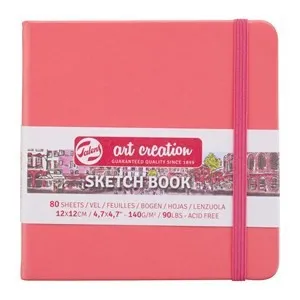 talens art creation hardcover sketch book 12x12cm 140gsm