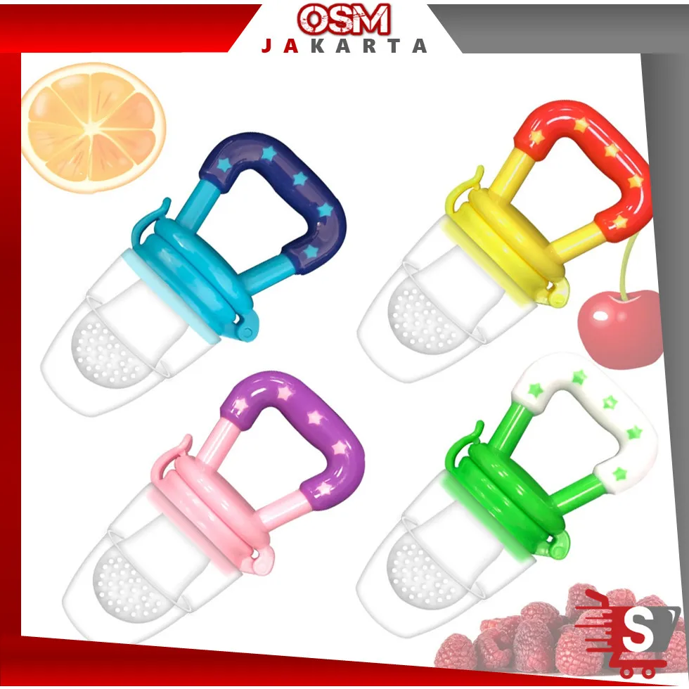 OSM JKT - B5017 Empeng Belajar Makan / Empeng MPASI / Fresh Fruit Feeder / Empeng Buah / Dot Buah Bayi