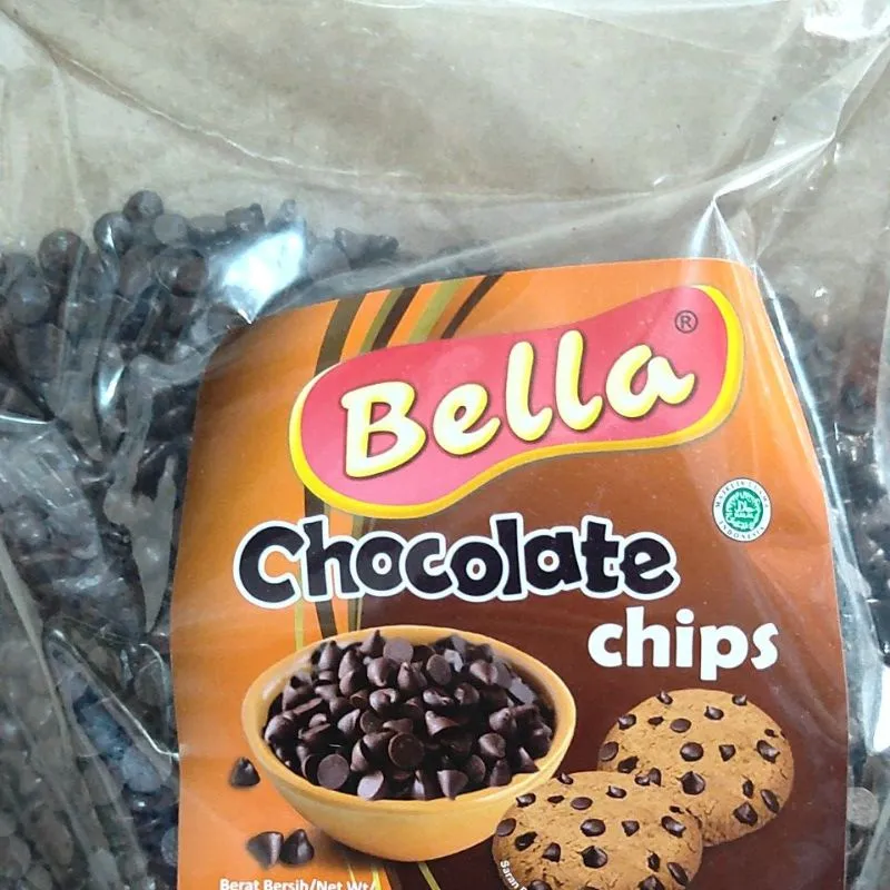 chocochips bella 200gram cocok untuk topping minuman/kue