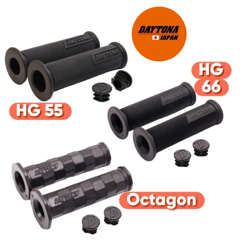 HANDGRIP DAYTONA HANDFAT RACING DAYTONA JAPAN FULL BLACK ORIGINAL DAYTONA