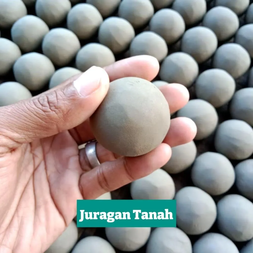 Ampo Tanah Liat 20pcs Bonus 1 Tanah lempung penghilang pahit daun pepaya