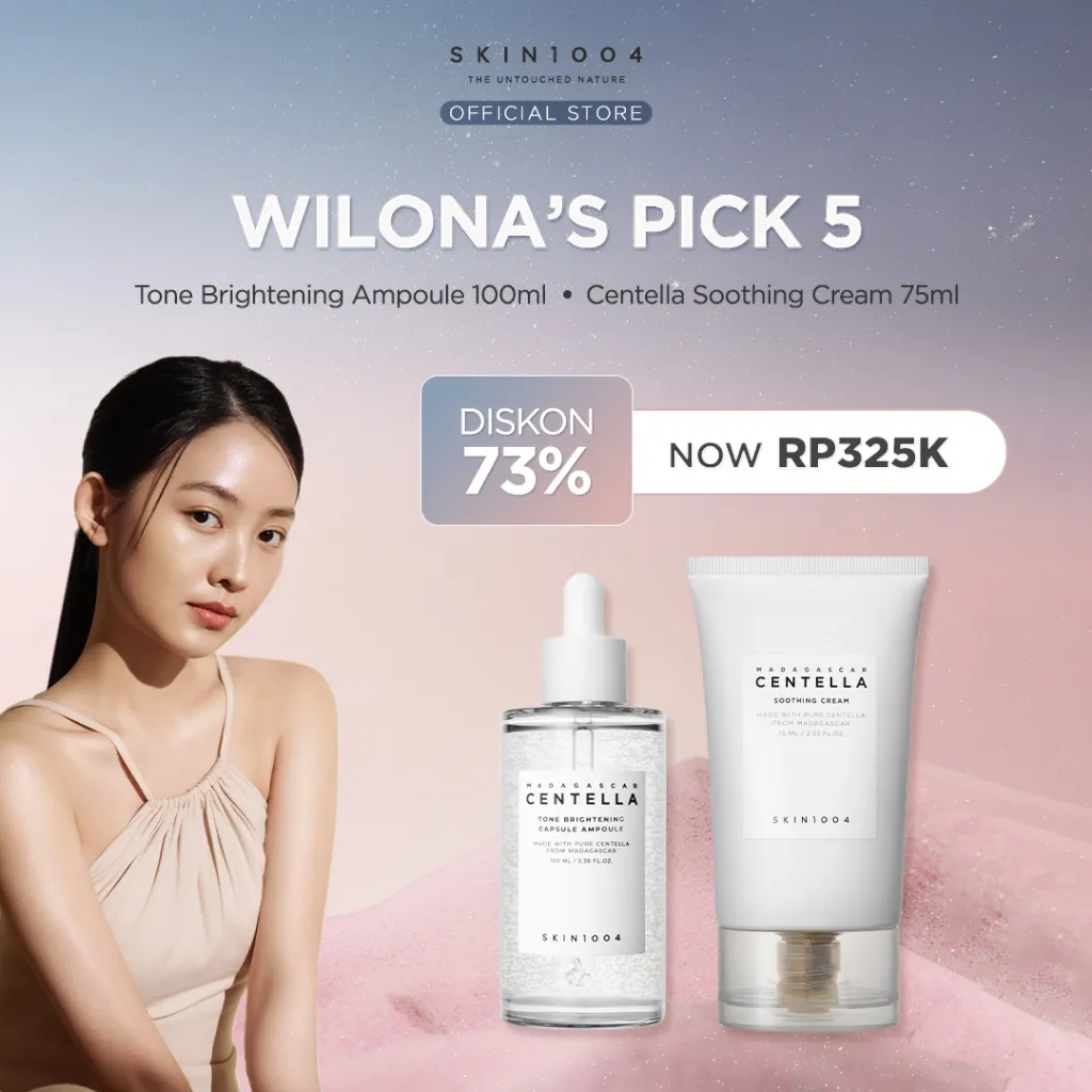 [Wilona's Pick] Tone Brightening Capsule Ampoule 100ml + Centella Soothing Cream 75ml
