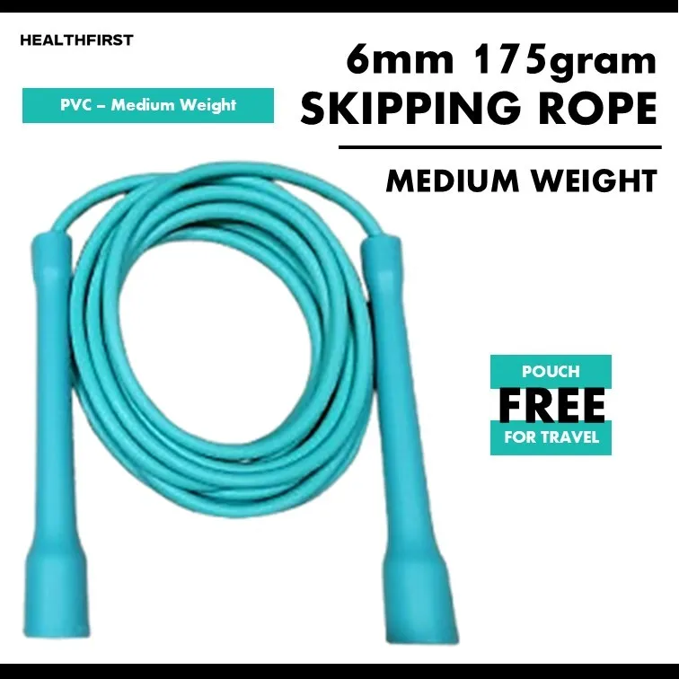 MEDIUM WEIGHT 175gr Jumping Rope HealthFirst Premium | Tali Skipping 3m