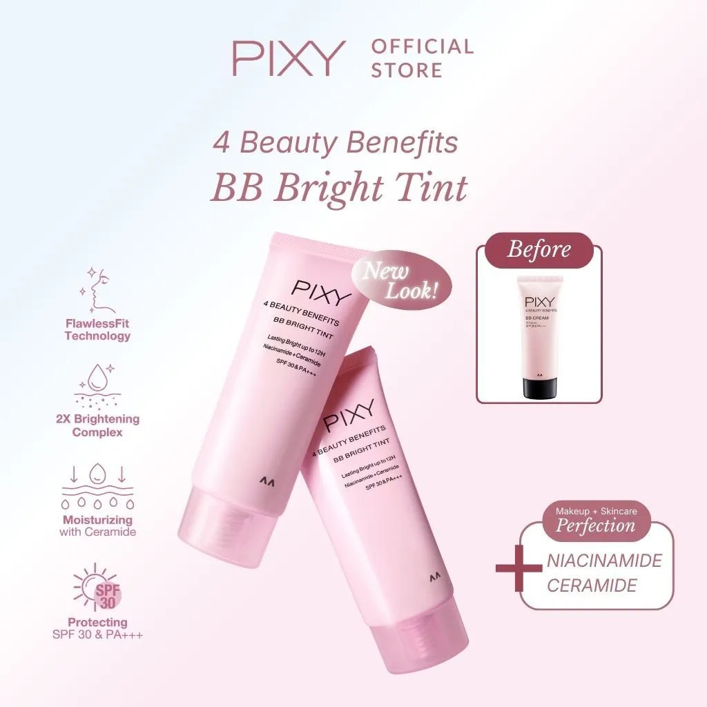 PIXY 4 Beauty Benefits BB Bright Tint 101C Cream ( BB Cream 02 Cream )