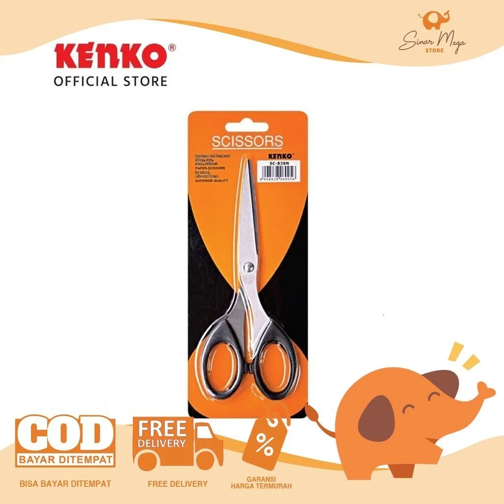 Kenko Gunting Sedang SC-838N Murah Berkualitas