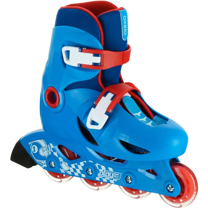 Decathlon Oxelo Sepatu Roda Pemula Anak Play 3 - Biru - 8366197