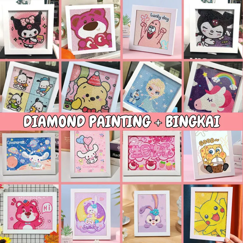 Diamond Painting 5D Kit Mainan DIY Anak Lukisan Diamond ST0048